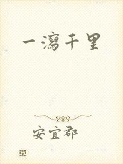 一泻千里封面