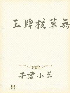 王牌校草无限爱