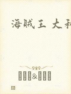 海贼王 大和封面