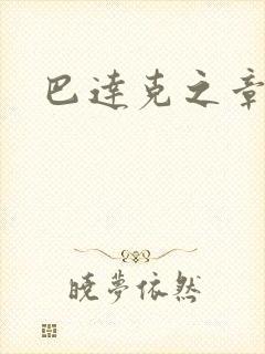 巴达克之章封面