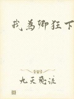 我为卿狂下载封面