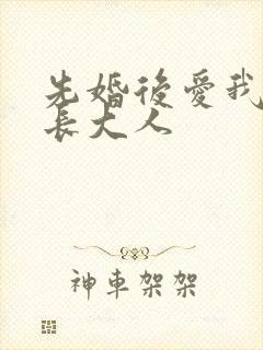 先婚后爱我的市长大人