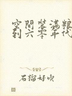 空间装满粮食回到六零年代