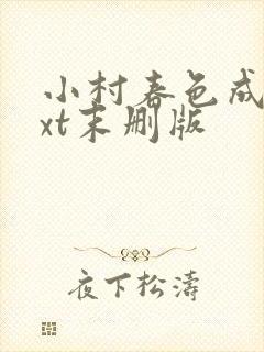 小村春色成刚txt末删版