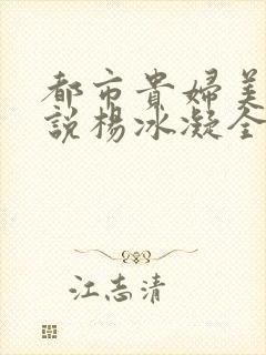 都市贵妇美腿小说杨冰凝全文阅读