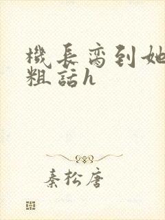 机长脔到她哭h粗话h