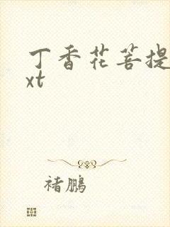 丁香花菩提树txt