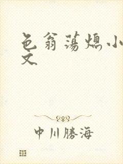 色翁荡熄小说全文