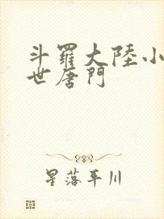 斗罗大陆小说绝世唐门封面