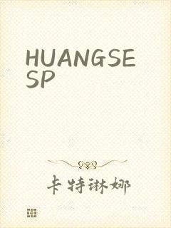 HUANGSESP封面