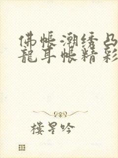 佛帐潮绣凸浮双龙耳帐精彩片段