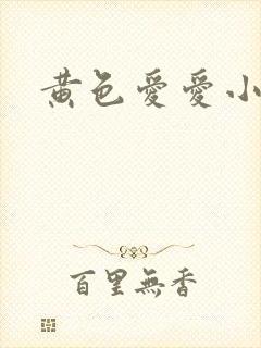 黄色爱爱小说