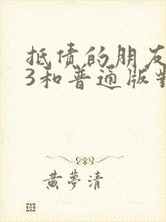 抵债的朋友麦子3和普通版对比