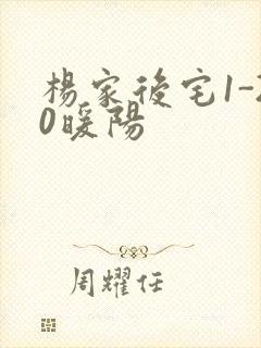 杨家后宅1-20暖阳