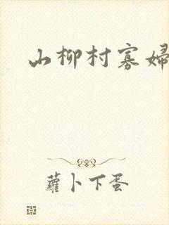 山柳村寡妇情史