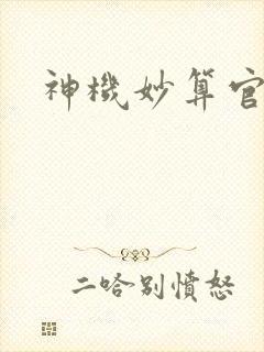 神机妙算官网封面