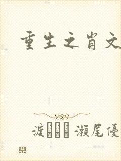 重生之肖文封面