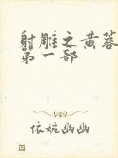 射雕之黄蓉新传第一部