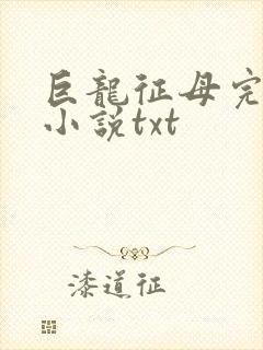 巨龙征母完结版小说txt封面