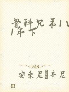 骨科兄弟1 V1年下封面