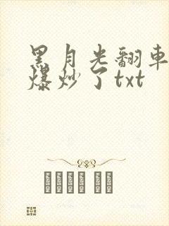 黑月光翻车后被爆炒了txt