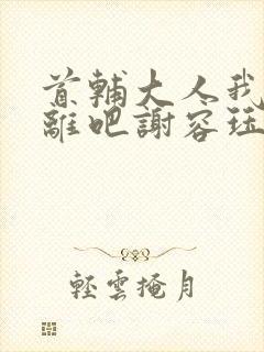 首辅大人我们和离吧谢容珏