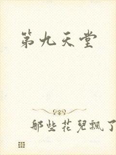 第九天堂封面