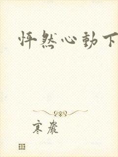 怦然心动下载封面