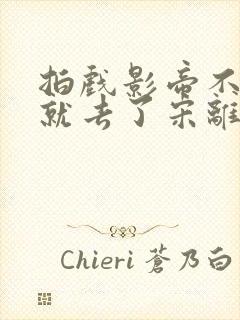 拍戏影帝不小心就去了宋离