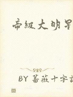 帝级大明星封面