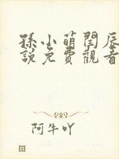 孙小萌闫辰的小说免费观看