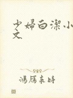 少妇白洁小说全文