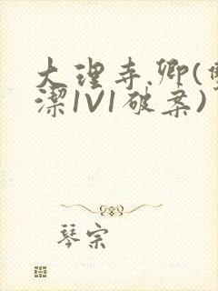 大理寺.卿(双洁1V1破案)封面