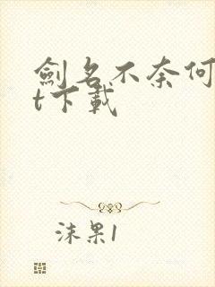 剑名不奈何txt下载