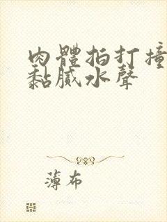 肉体拍打撞击出黏腻水声