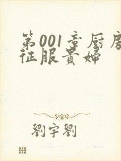 第001章厨房征服贵妇