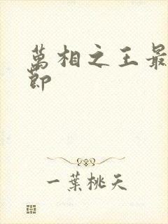 万相之王最新章节