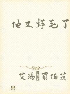 他又炸毛了封面