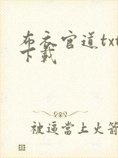 布衣官道txt下载