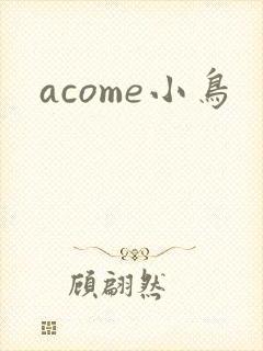 acome小鸟