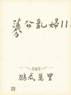 荡公乱妇11部分