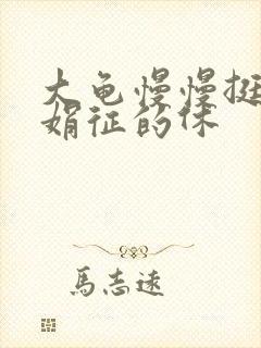 大龟慢慢挺进张娟征的休