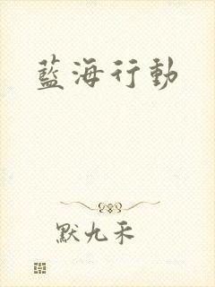 蓝海行动封面