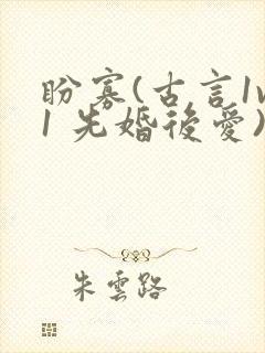 盼寡(古言1v1 先婚后爱)