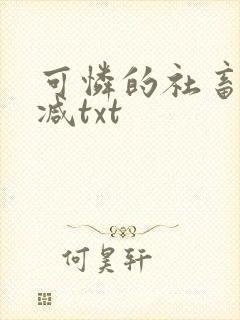 可怜的社畜未删减txt