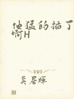 他猛的插了进去啊H