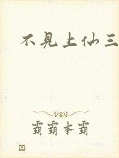 不见上仙三百年封面