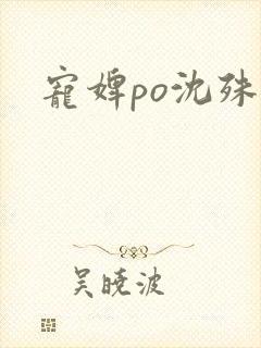 宠婢po沈殊辞封面