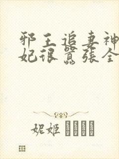 邪王追妻神医狂妃很嚣张全文免费封面