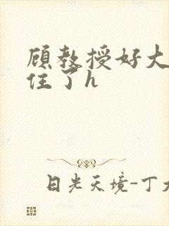 顾教授好大含不住了h